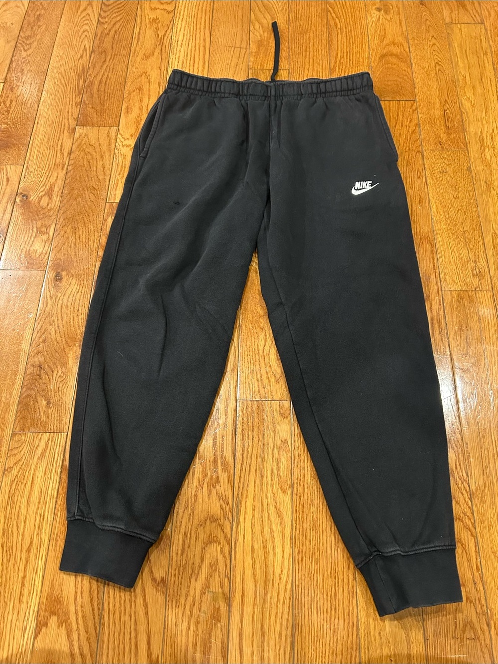 Nike Mens Sweatpants Size Large Black Fleece Jogger Casual Athletic Pants - Picture 3 of 11